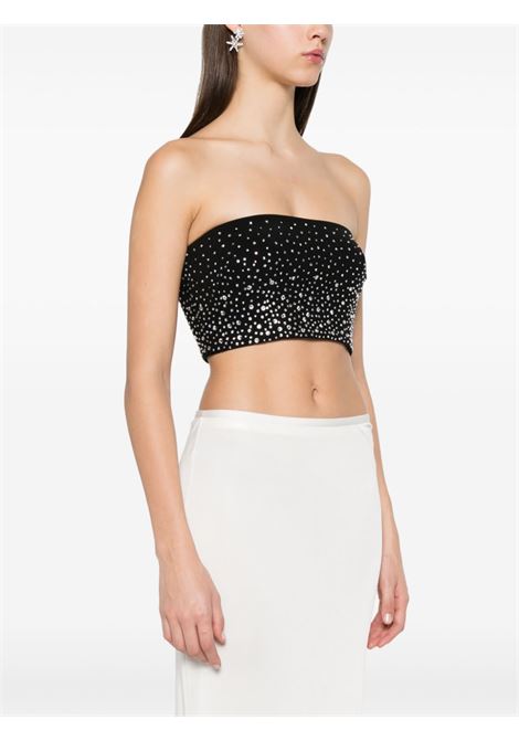 Black crystal-embellished top Alex perry - women ALEX PERRY | T0244BLK